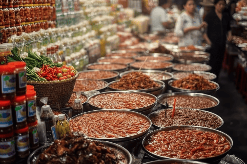 The first floor of Dong Ba Market is a vibrant showcase of Hue’s rich culinary heritage