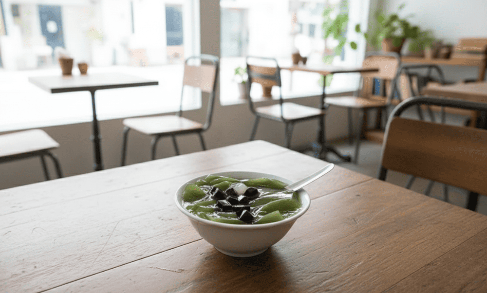 Che thach gang is a refreshing summer dessert