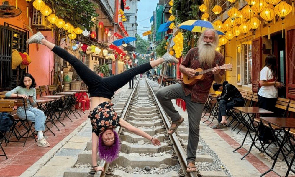 Be creative and capture unique photos at Hanoi Train Street