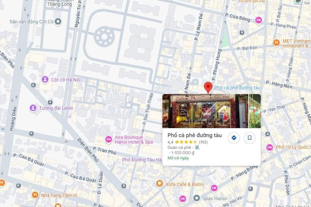 Train Street's location can easily be found on Google Maps