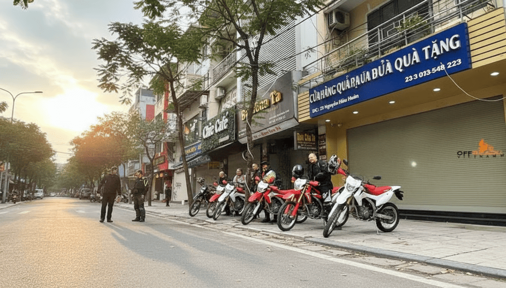 You can rent a motorbike for easy access to Train Street and other tourist destinations around Hanoi