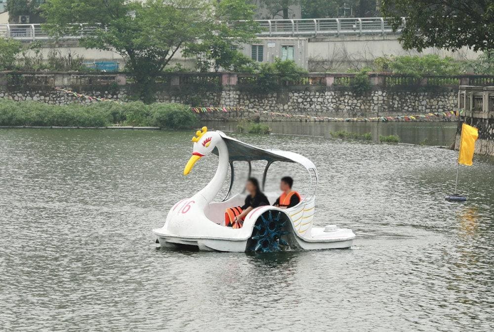 Pedal boating is a delightful and relaxing activity