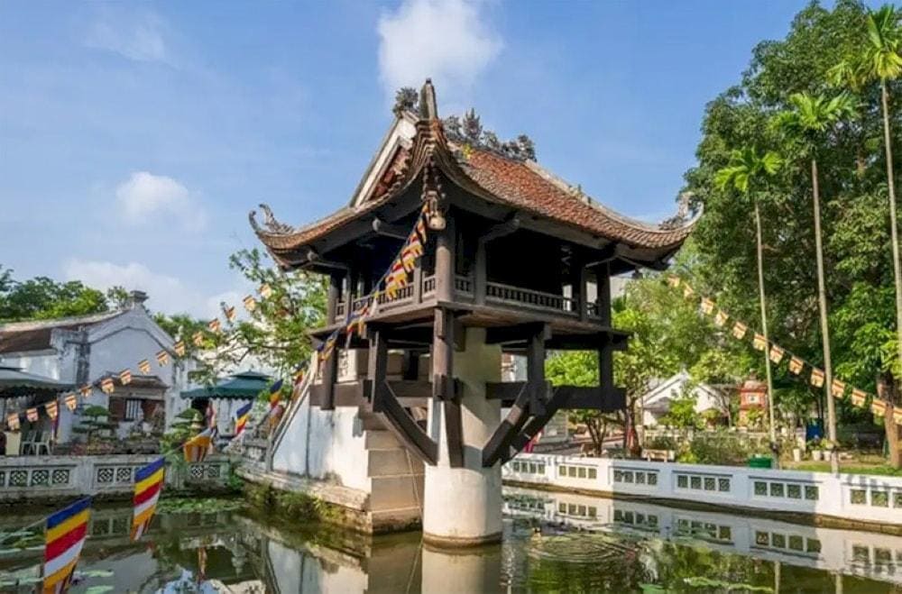The architecture of the Pagoda is unique