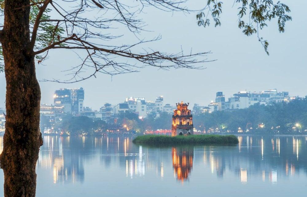 Hoan Kiem Lake is the heart of Hanoi