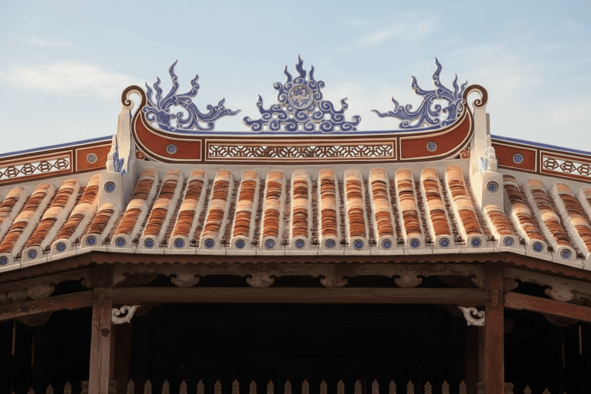 The Japanese Bridge Hoi An underwent a major restoration in 2023. The yin-yang tiled roof, along with its intricate patterns, remained largely unchanged from its original design