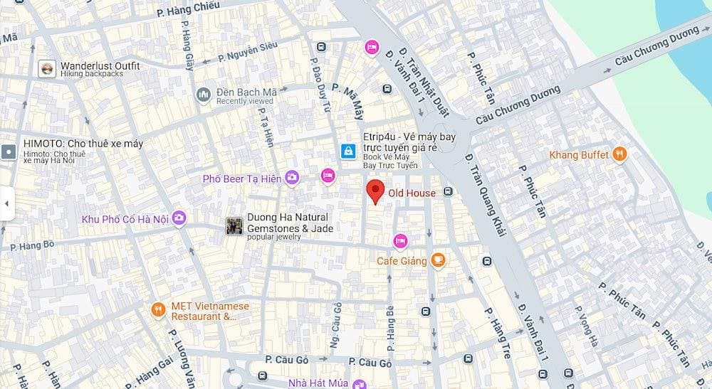 Map of Ancient House