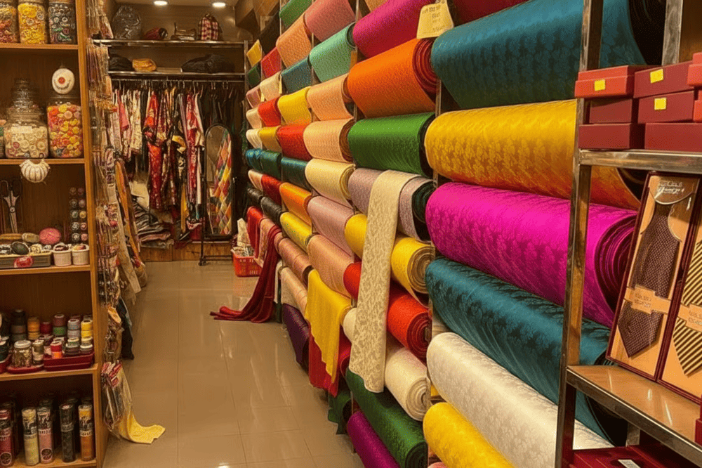 Van Phuc Silk Village is famed for its premium silk, meticulously crafted from natural mulberry silk fibers