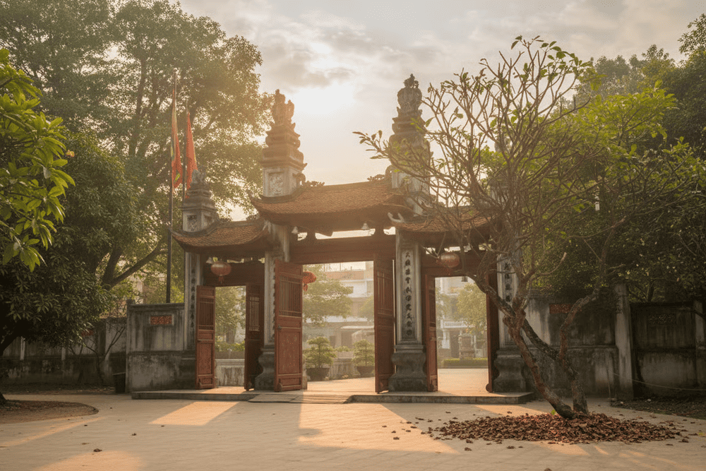 Voi Phuc Temple stands as a testament to Vietnam's heritage, drawing pilgrims and visitors to its sacred grounds