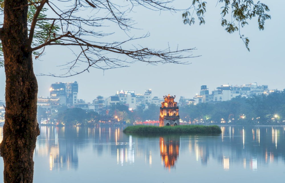 Hoan Kiem Lake is the heart of Hanoi