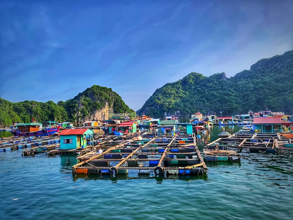 A charming village in Cat Ba island