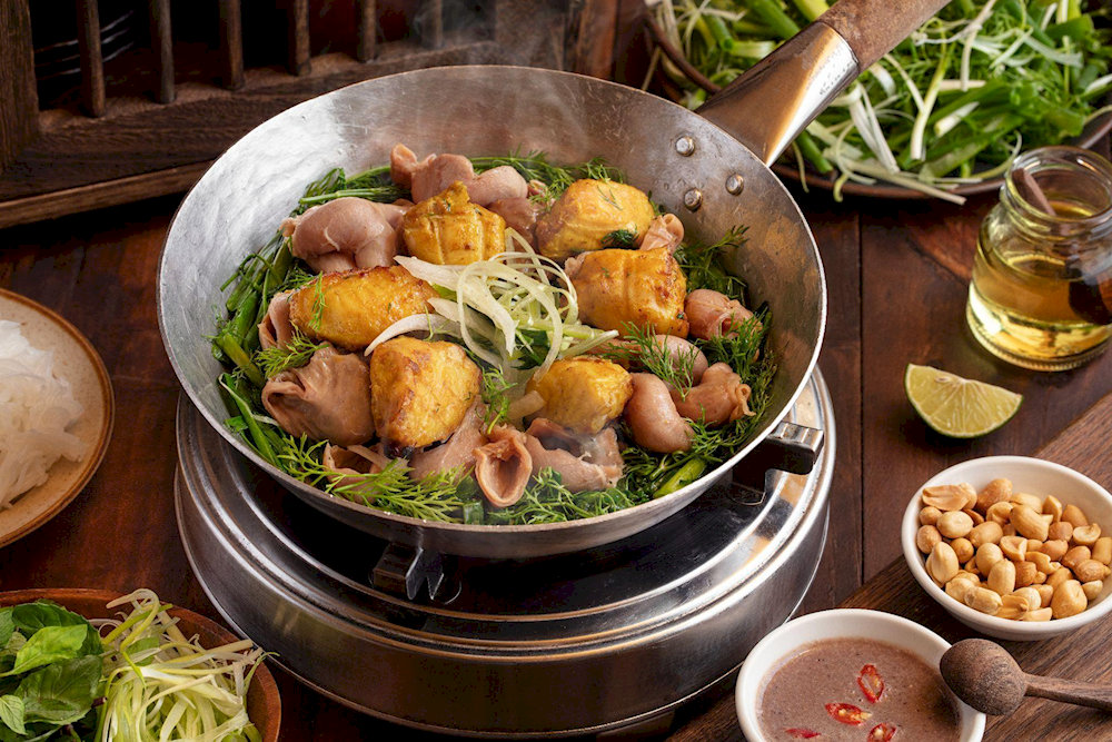 One standout is their homemade shrimp paste, fermented in-house for deeper umami flavor