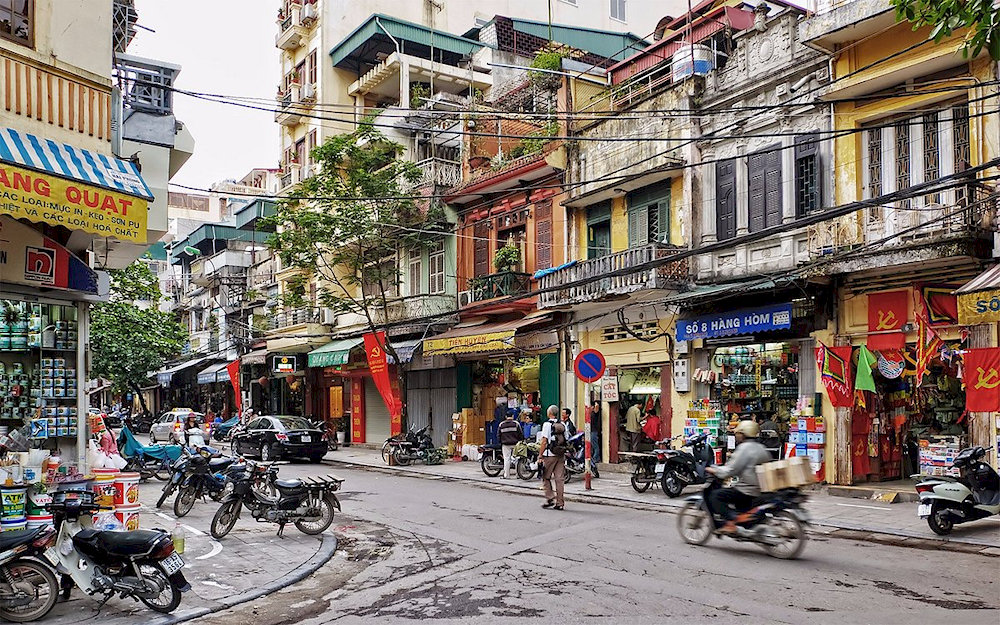 Explore the bustling streets at Old Quarter Hanoi