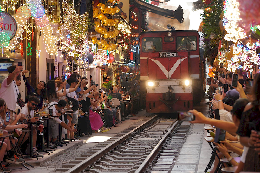 Hanoi Train Street, a unique feature in the capital city
