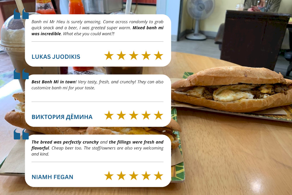 A wonderful spot to indulge in a true Vietnamese street food