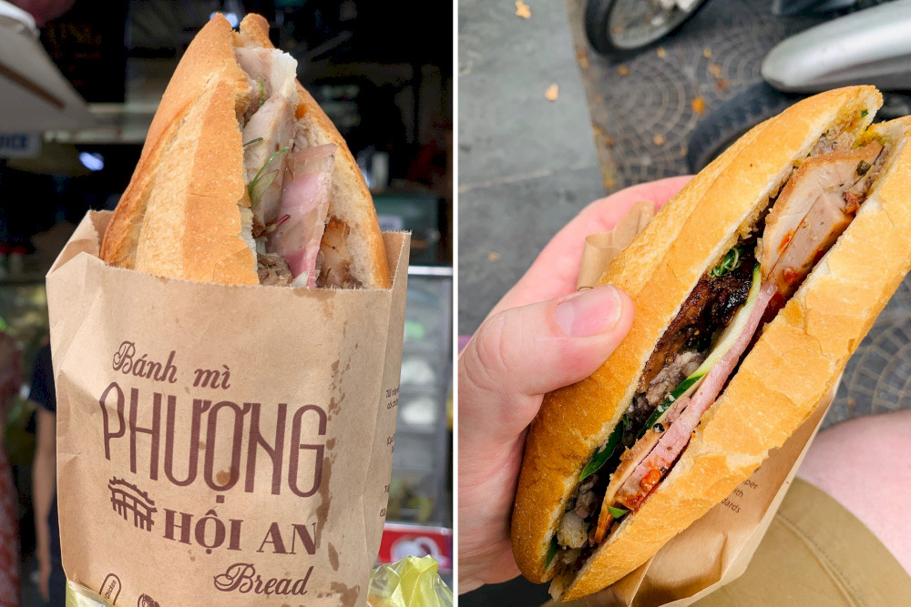 Every bite of banh mi thap cam at Banh Mi Phuong