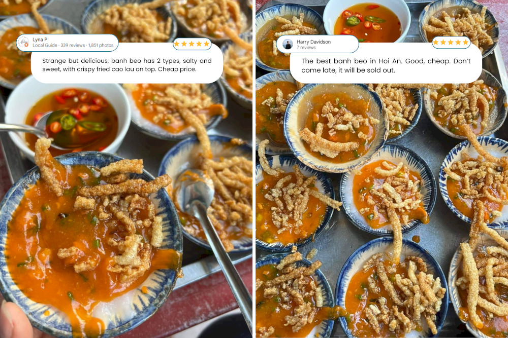 Many positive reviews from tourists