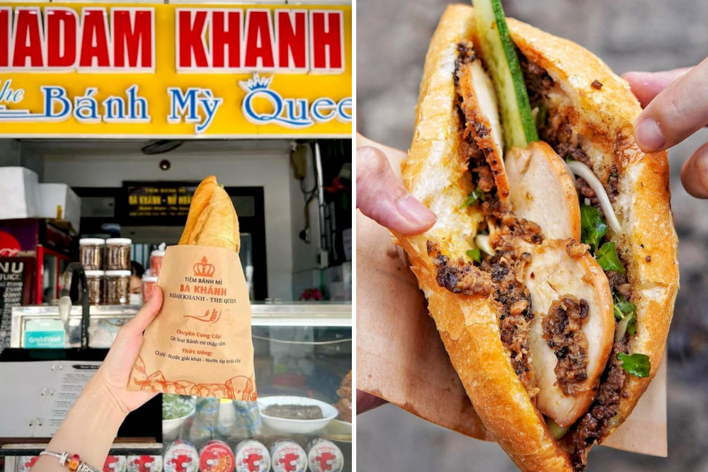 Each banh mi at Madam Khanh